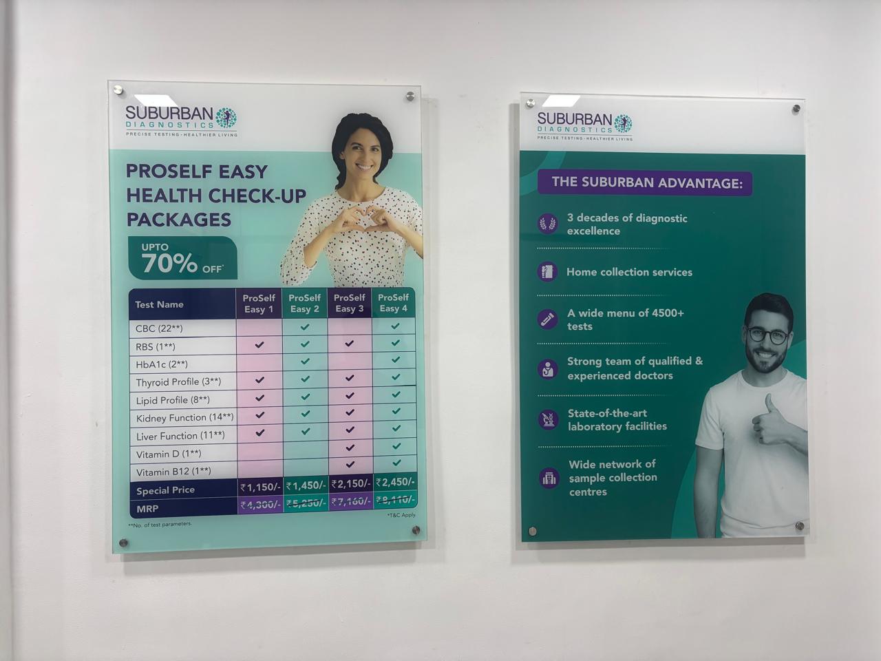 Acrylic display frame and standee for corporate branding in Mumbai